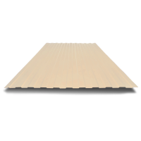 Профнастил С8 0,3 мм светлая слоновая кость RAL 1015 1м