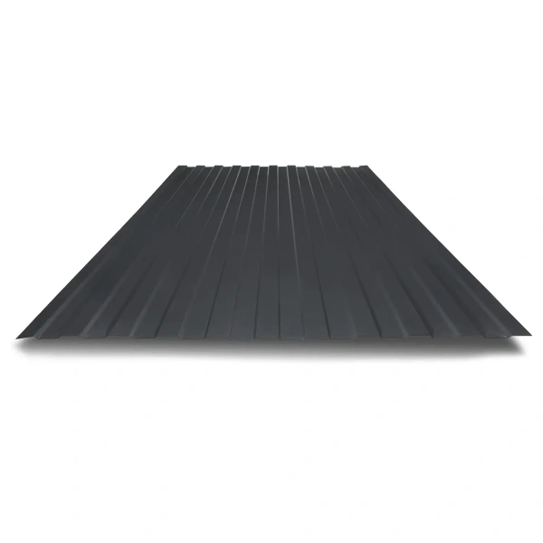 Профнастил С20 0,7 мм темно серый RAL 7024 1м